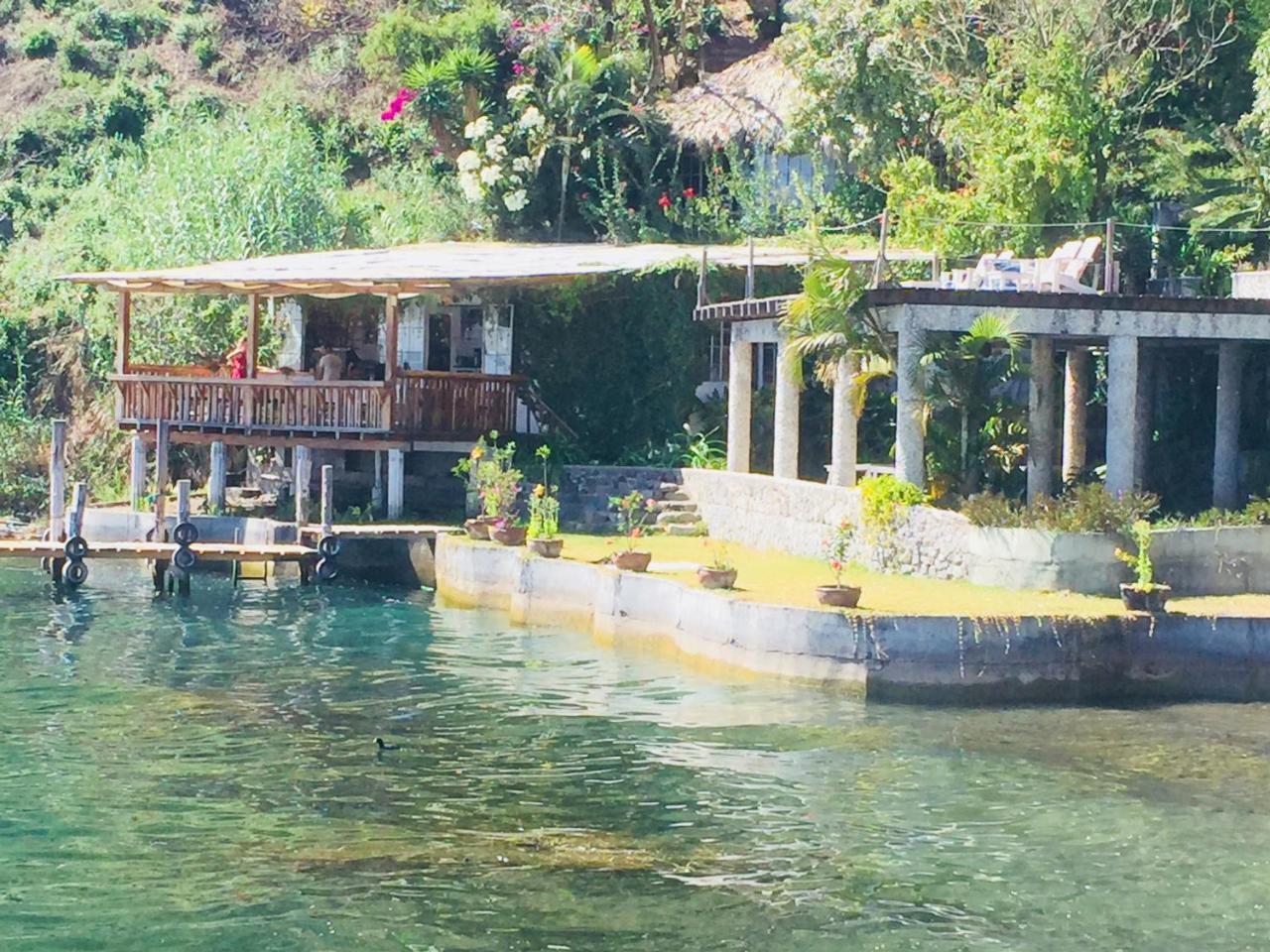 Lake Front Cabin At Los Elementos Santa Cruz La Laguna Exterior foto
